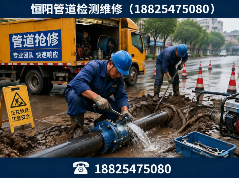 惠城区水管抢修展示图